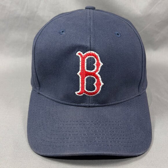 Vtg Twins Enterprise Boston Red Sox MLB Snapback Hat Cap Blue Light up Logo Mens - Picture 1 of 16